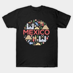 Mexico doodle concept T-Shirt